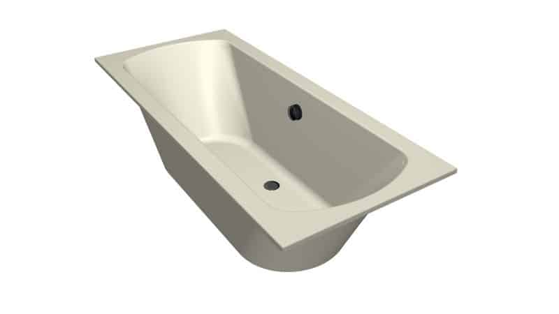 Lagoon bad 180x80 pergamon - Afbeelding 2