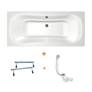 Nassau bad 200×90 wit