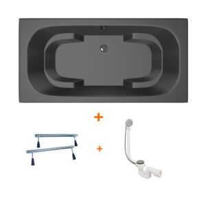Tanga bad 180×90 ebony