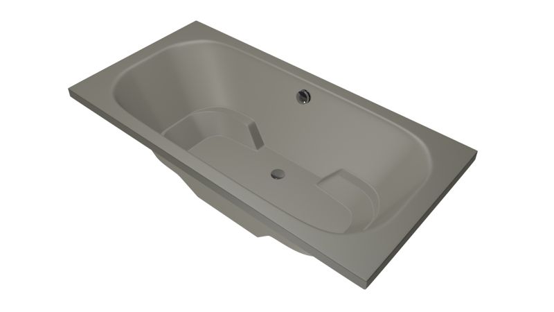 Tanga bad 180x90 cement - Afbeelding 4