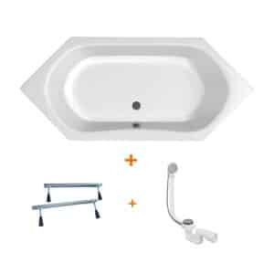 Lucia bad 180×80 wit