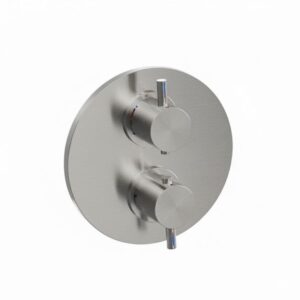 Duero inbouwthermostaat met 2/3 uitgangen inox