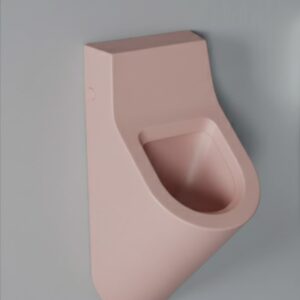Wand urinoir rose mat