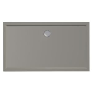 Douchevloer acryl Mariana Plus 140×80 cement