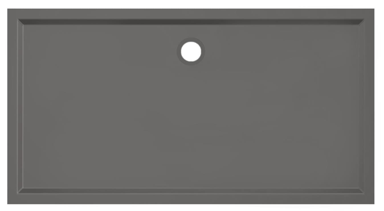 Mariana Plus douchebak 150x80 antraciet