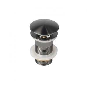 Afvoerplug wastafel gun metal