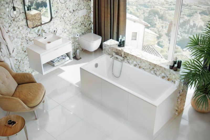 Jamaica bad 150x70 wit - Afbeelding 2