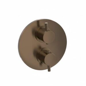 Duero inbouwthermostaat met 2/3 uitgangen brons